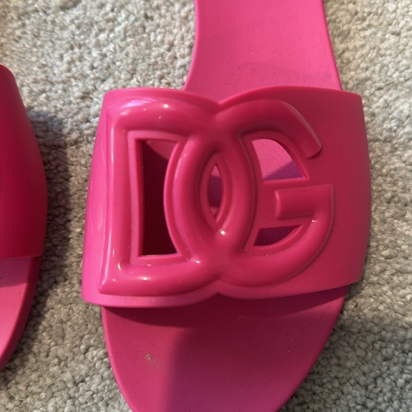 Dolce & Gabbana hot pink Slide Sandals - Picture 6 of 6